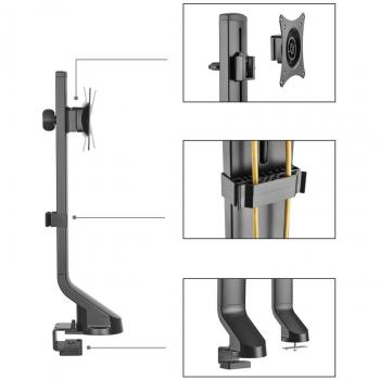 Soporte de Escritorio para Pantalla de 17-32 con gestión de Cables Maclean Brackets MC-853
