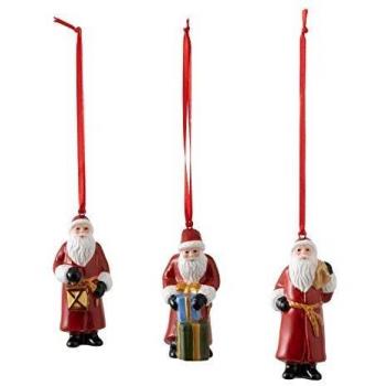 Set de 3 Piezas de Adornos Nostálgicos Santa Claus - Villeroy & Boch