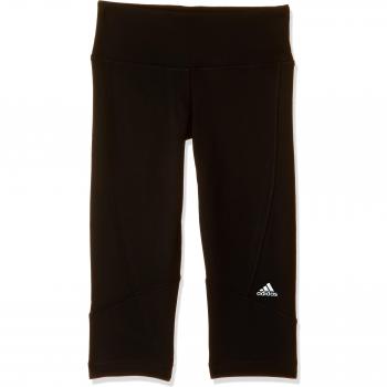 adidas Yg T Y TF 3/4 T Mallas Capri, Niño, Negro