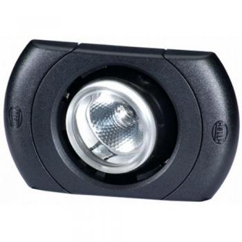 Luz Interior LED Hella 2JA 343 700-251 - 12V/24V, 2.5W, Regulable, Instalación en Superficie o con Tornillos, Cristal Transparente