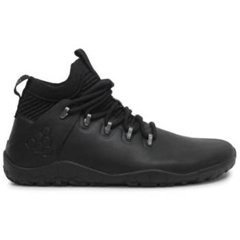 Vivobarefoot Magna Leather FG Men's High Top Sneakers - Obsidian, Size 11.5 UK (46 EU)