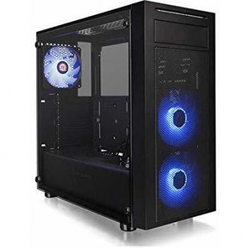 Thermaltake Versa J22 TG RGB - Caja Gaming para PC, Color Negro