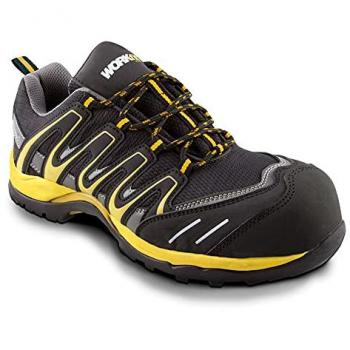 Zapato de Seguridad Workfit Trail Amarillo S1P Número 48 para Terreno Difícil ESD