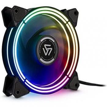Alseye Halo 3.0 RGB 120mm PWM Case Fan con Iluminación RGB y Control de Velocidad