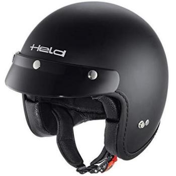 Casco Jet Black Bob, de Held, Color Negro Mate, tamaño L