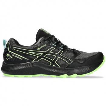 ASICS Gel-Sonoma 7 GTX Zapatilla Trail Running para Hombres - Negro, Verde Neón - Talla 46.5 - GORE-TEX