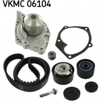 Bomba de agua + kit de correa de distribución SKF VKMC 06104