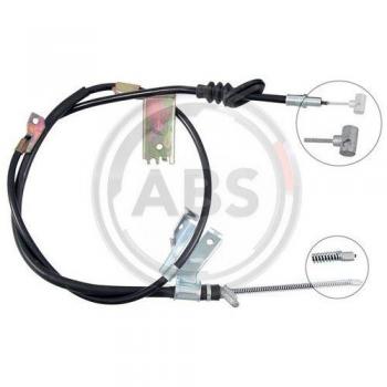 Cable de freno de mano A.B.S. K12028 para Suzuki, incluye servofreno y es compatible con frenos de tambor