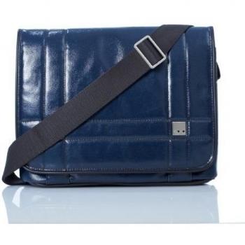 Knomo 53-106-NVS Saxby Mini Crossbody Bolsa para el Ordenador portátil de 27,9 cm (11 Pulgadas) y el iPad de Apple gläzend Marino