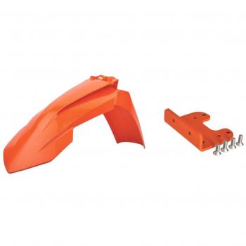 Polisport Guardabarros Delantero Off Road KTM con Adaptador Naranja