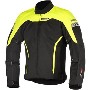 Alpinestars Leonis Drystar Air - Chaqueta de moto para hombre, talla 4XL, color negro y amarillo