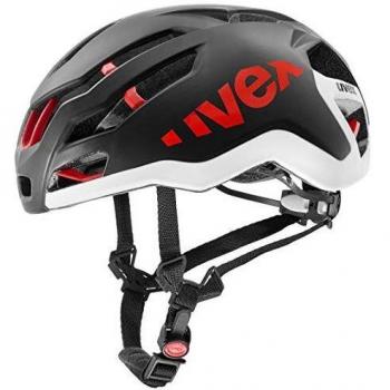 Uvex Race 9 Casco Ciclismo, Unisex Adulto, Negro Mate,