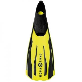 Aletas de Buceo Aqualung Wind Ergonómicas Amarillo/Negro para Adultos, Ajuste Estable, Fabricadas en Italia
