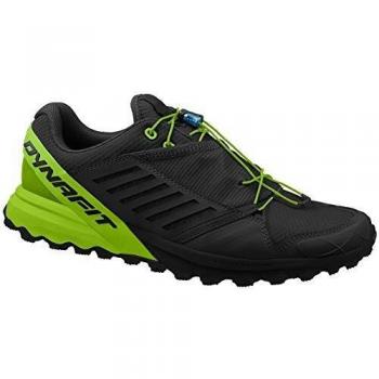 Dynafit Alpine Pro Zapatillas de trail running para hombre, Black / Dna Green, 39