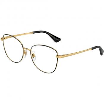 Dolce & Gabbana DG1355 1334 Women’s Eyeglasses Gold Size 55 - Blue Light Block Available