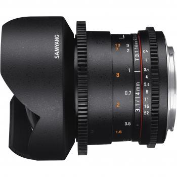 Samyang F1312606101 - Objetivo para vídeo VDSLR para Sony E