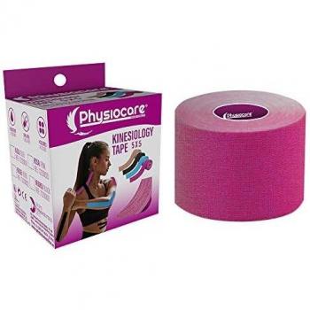 Physiocare Kinesio Tape Rosa. Cinta Elástica Sin Látex. Resistente Al Agua 100 g
