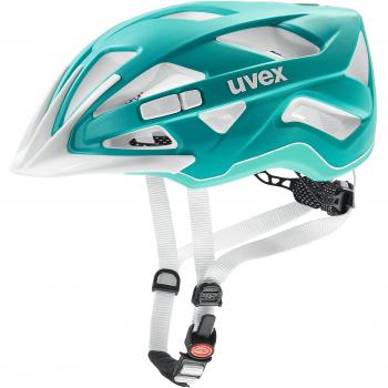 Uvex Active CC Casco Ciclismo, Unisex Adulto, Azul Mate, 52-57