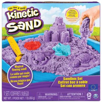 Kinetic Sand Sandbox Set Purple