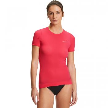 Falke Women's Ultralight Cool Short Sleeved T-Shirt, UK 14 Rose