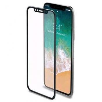 Celly 3DGLASS900BK - Protector de Pantalla Compatible con iPhone X/iPhone XS
