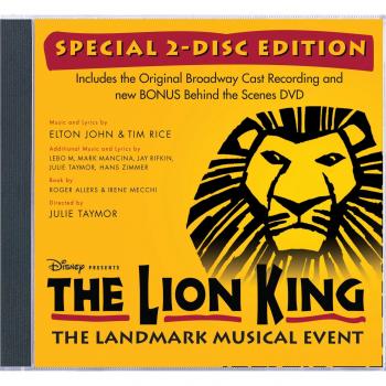 The Lion King Original Broadway Cast Recording with Bonus DVD
