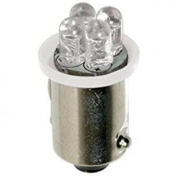 CP.LAMPADE 24V 4 LED BIANCO BA9S