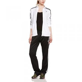 adidas ESS 3S Suit - Chándal para mujer, color blanco / negro, talla XS