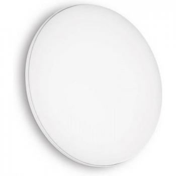 Mib Jardín Plafón de Aluminio Blanco LED 1 Bombilla 5cm IP65