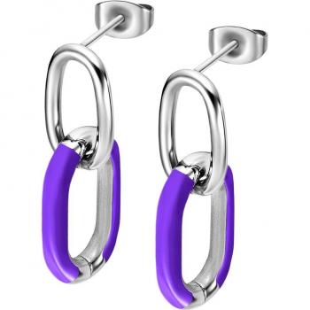 Pendientes Lotus Style LS2330-4/1 Tropical Vibes para Mujer de Acero Inoxidable 316L con Acabado Brillo