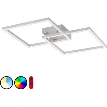 Plafón LED Inteligente LOLAsmart Maxi 63 x 63 cm, RGB y Blanco Ajustable, Control Remoto, Compatible con Smarthome