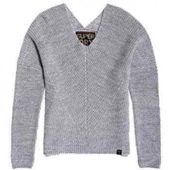 Superdry Jersey Cora Gris para Mujer M Gris