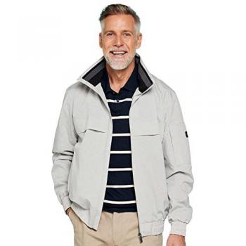 Regatta Shorebay Waterproof Hiking Jacket for Men, XL, Silver Gray