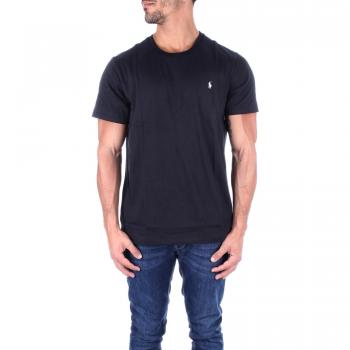 Ralph Lauren Men's Black Crew Logo T-Shirt - Sleep & Loungewear