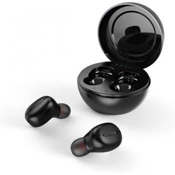 Auriculares TWS Bluetooth 5.0 Inalámbricos con Micrófono, Mini Estéreo Deportivos, Impermeables y Caja de Carga