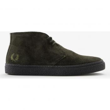 Botines Fred Perry Hawley ante verde