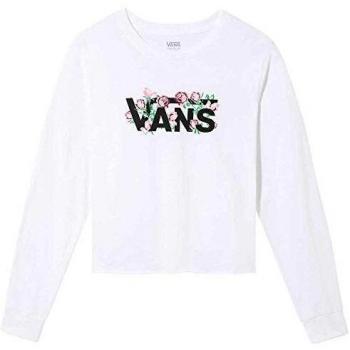Vans Rose V Camisa Manga Larga, Blanco