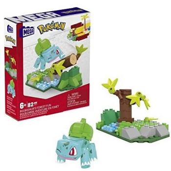 Set de Construcción Mega Construx Pokémon Diversión en el Bosque de Bulbasaur - 79 Piezas, Juguete para Niños a Partir de 6 Años