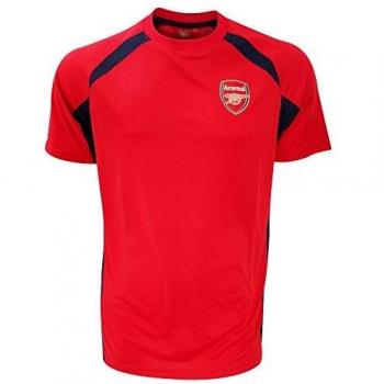 Arsenal FC para hombre oficial futbol cresta Panel tshirt