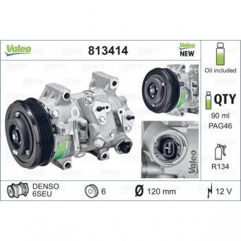 Compresor de aire acondicionado VALEO 813414