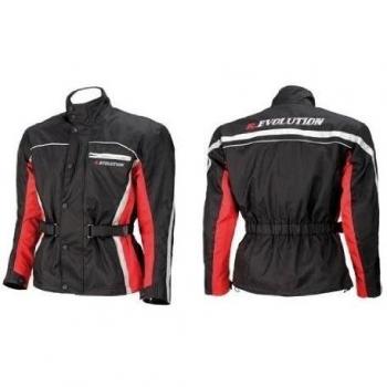 Bottari 62429 Tiffany Chaqueta en Cordura, Color Negro/Gris/Rojo, Talla L