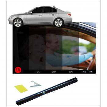 WINDOW TINT FILM TINTING LIMO ULTRA BLACK 5% 50cm x 3M