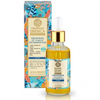 Natura Siberica Oblepikha Complejo de Aceites para Cabellos Dañados 50 ml