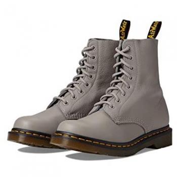 Dr Martens Women's 1460 Pascal Boots - Grey Leather - Size UK 4