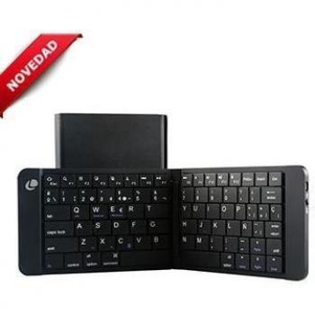 Leotec Mini Teclado plegable Bluetooth Negro