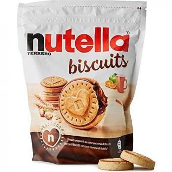 4 GALLETAS DE NUTELLA DE 304 GR - UN CORAZÓN GRANDE LA GALLETA CON CORAZÓN DE NUTELLA