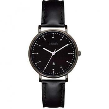 s.Oliver Time Womens Analogue Quartz Watch with Leather Strap SO-3602-LQ