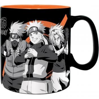 Taza Naruto Shippuden Grupo Blanco y Negro Abysse Corp