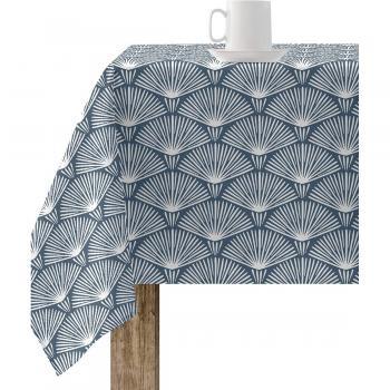 Mantel antimanchas MUARÉ - Elegante mantel de algodón resinado, impermeable y repelente de líquidos