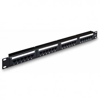 AISENS A141-0307 - Panel de parcheo DE 24 Puertos RJ45